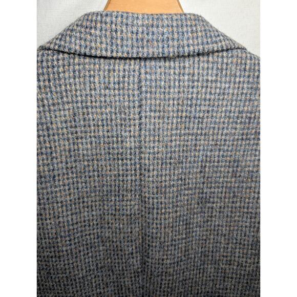 Blair Mens Harris Tweed Handwoven Pure Scottish Wool Blazer Sz M Sport Coat Gray - Picture 5 of 9